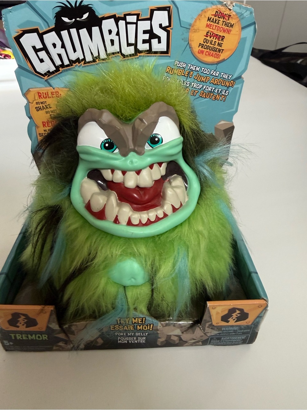 Tremor Plush Monster - Bright Green